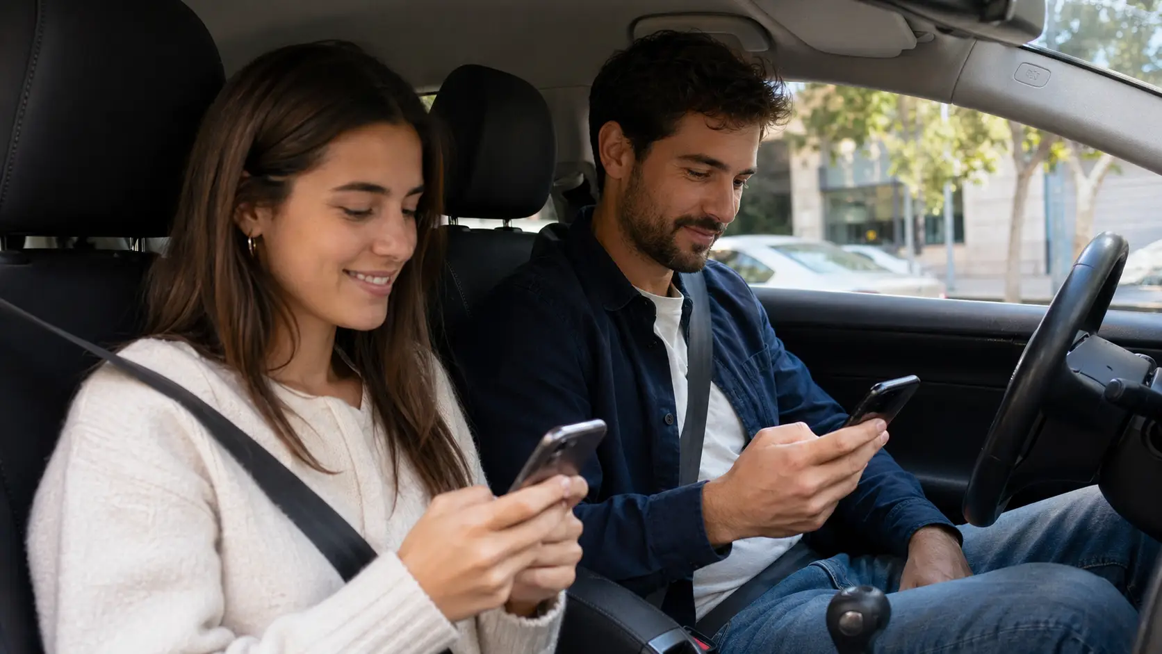 Validación del trayecto compartido en la app de Mube